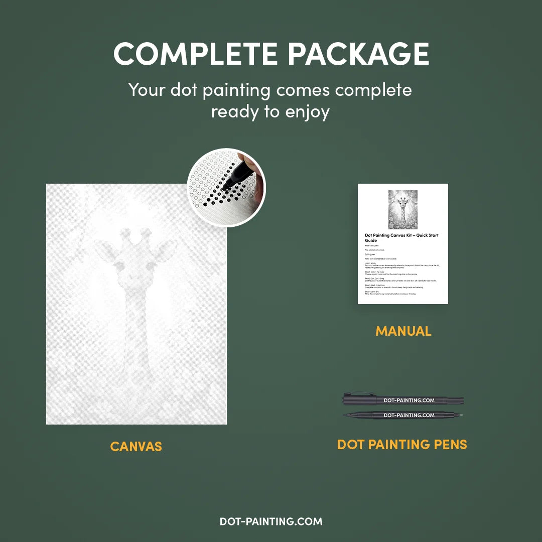 Kit dot painting Lupo