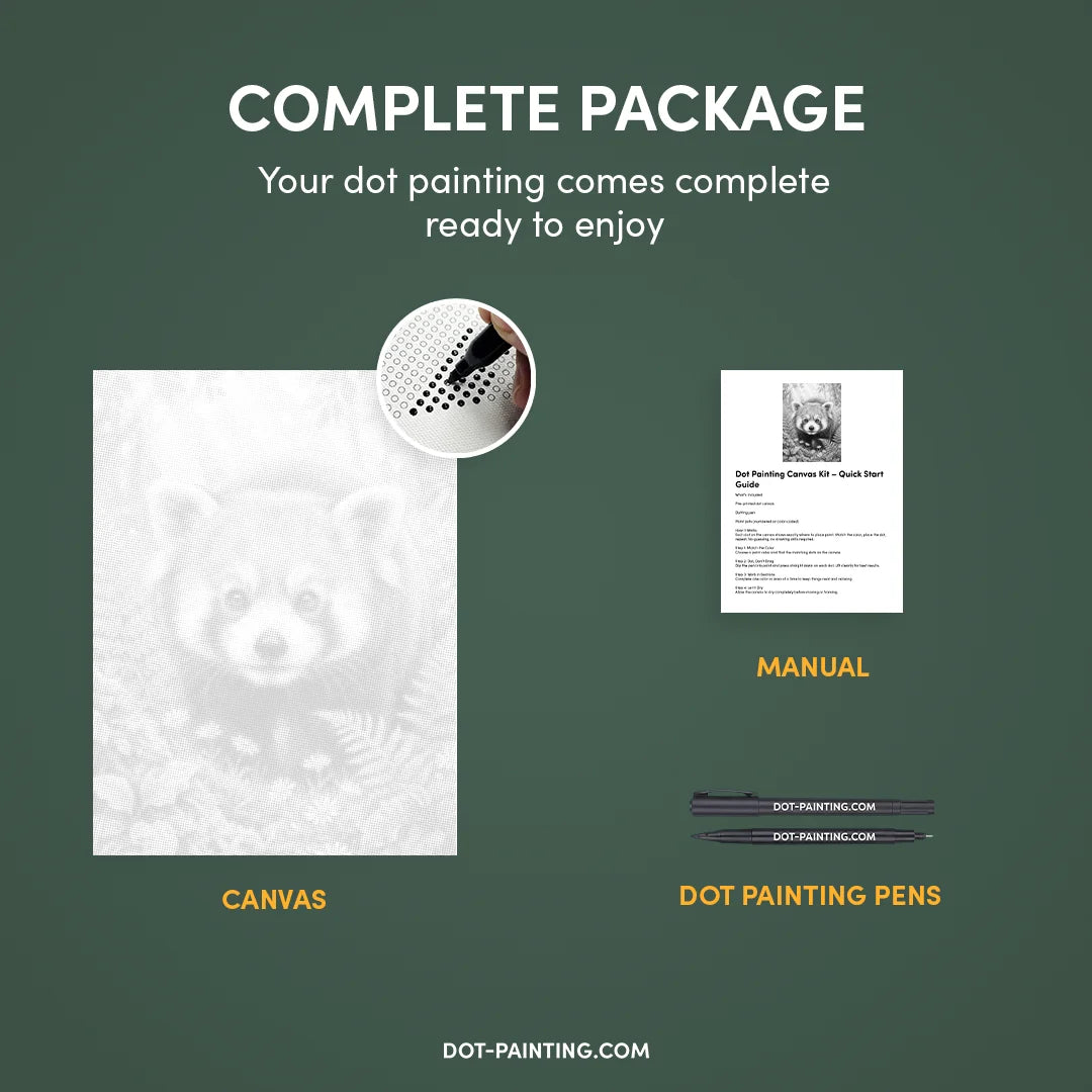 Kit dot painting Lupo