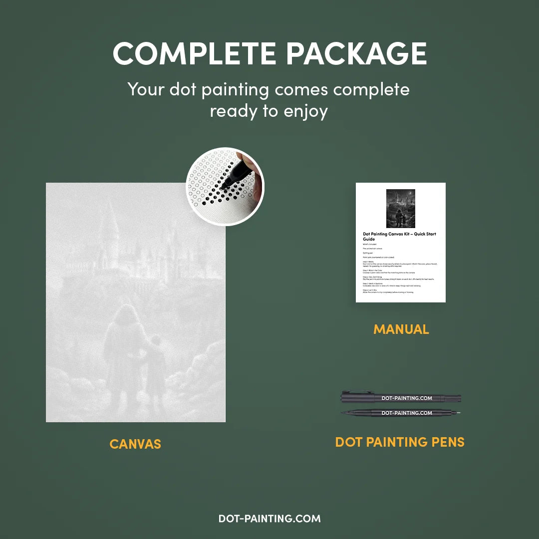 Pittura a punti di Hogwarts