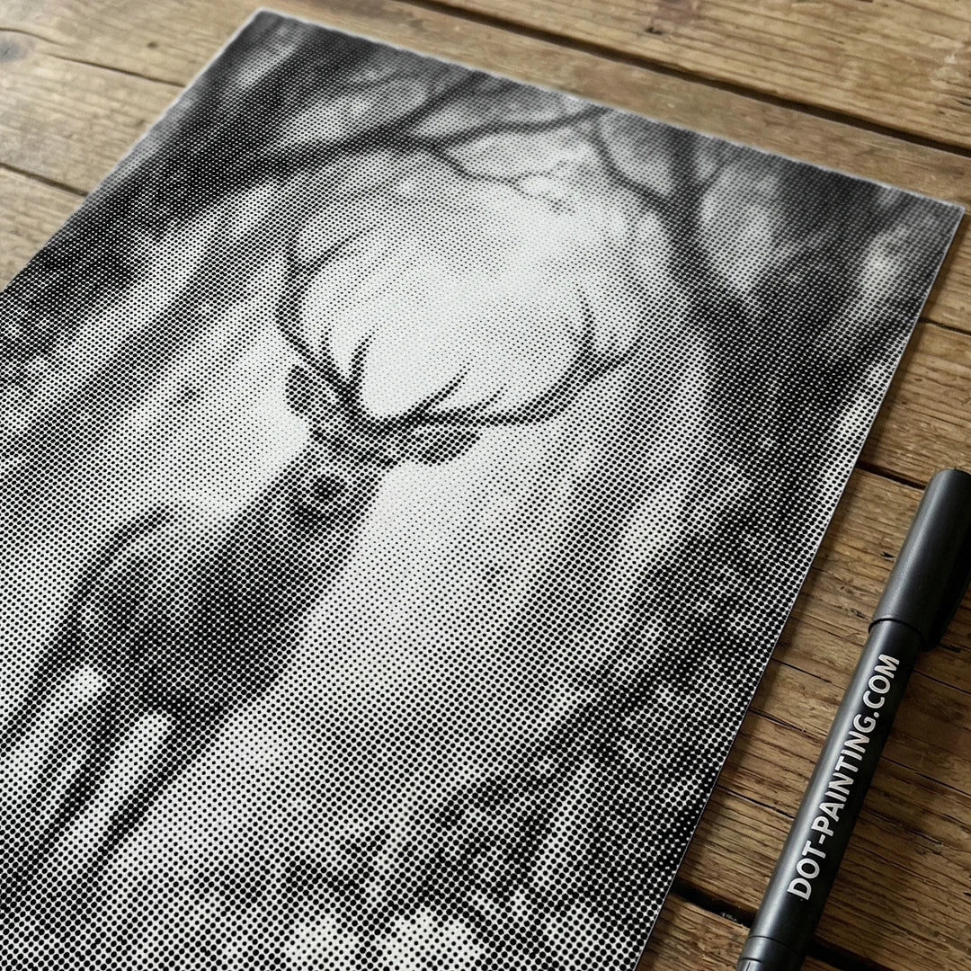 Kit dot painting Lupo