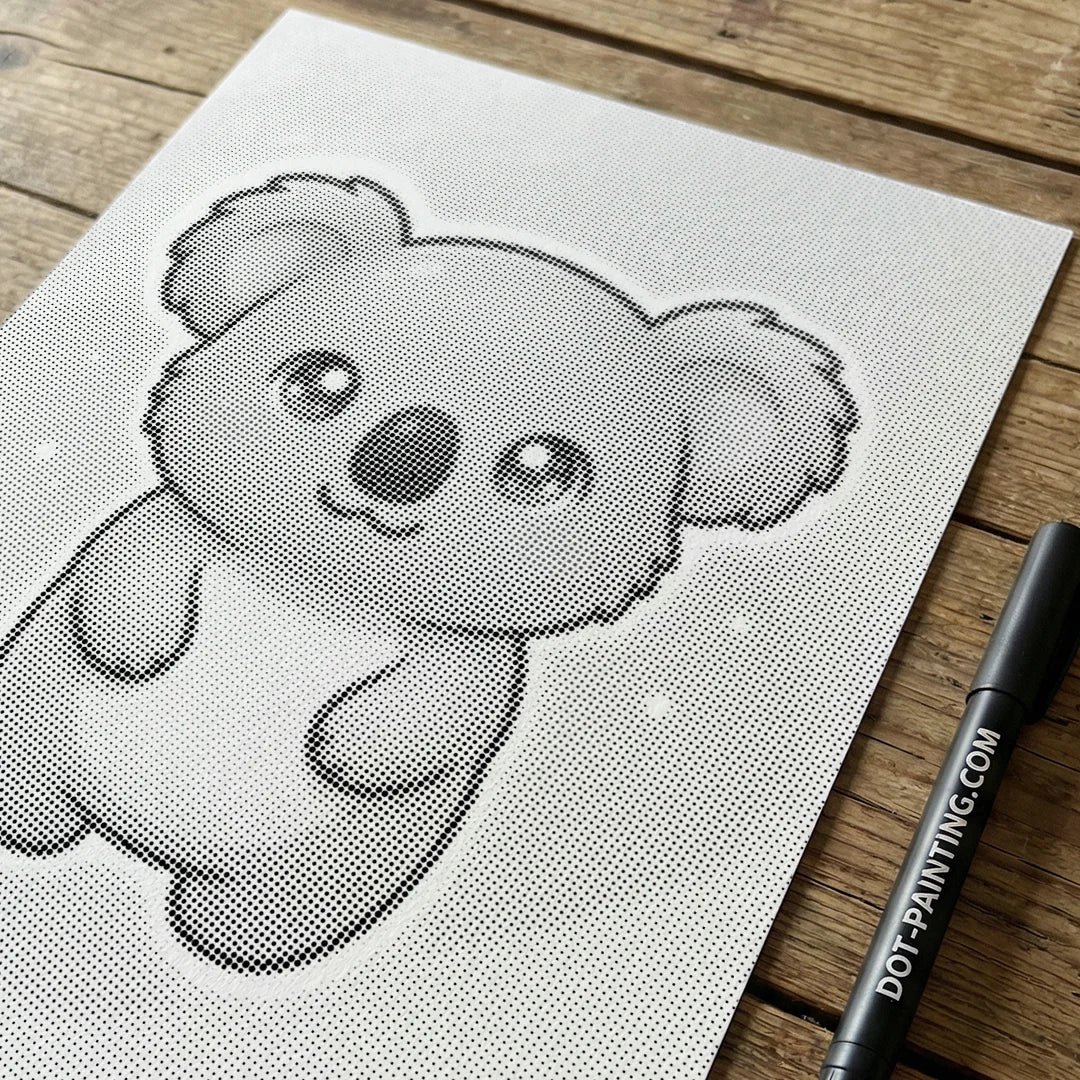 Kit dot painting Lupo