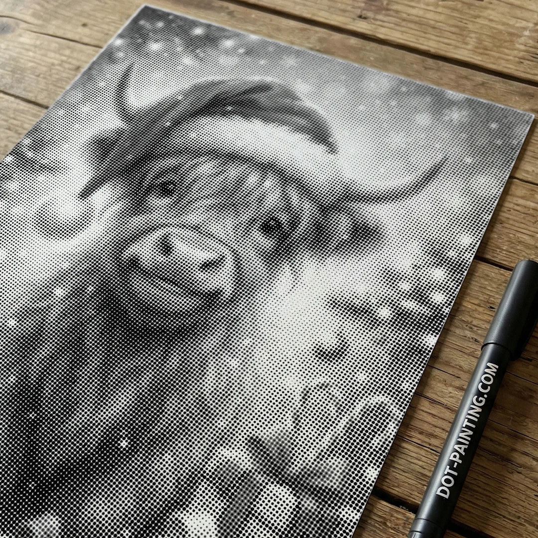 Kit dot painting Lupo