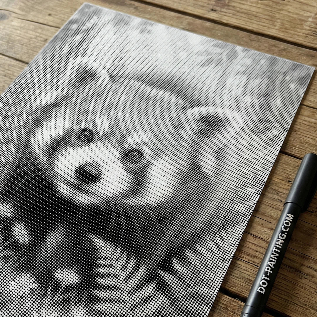 Kit dot painting Lupo