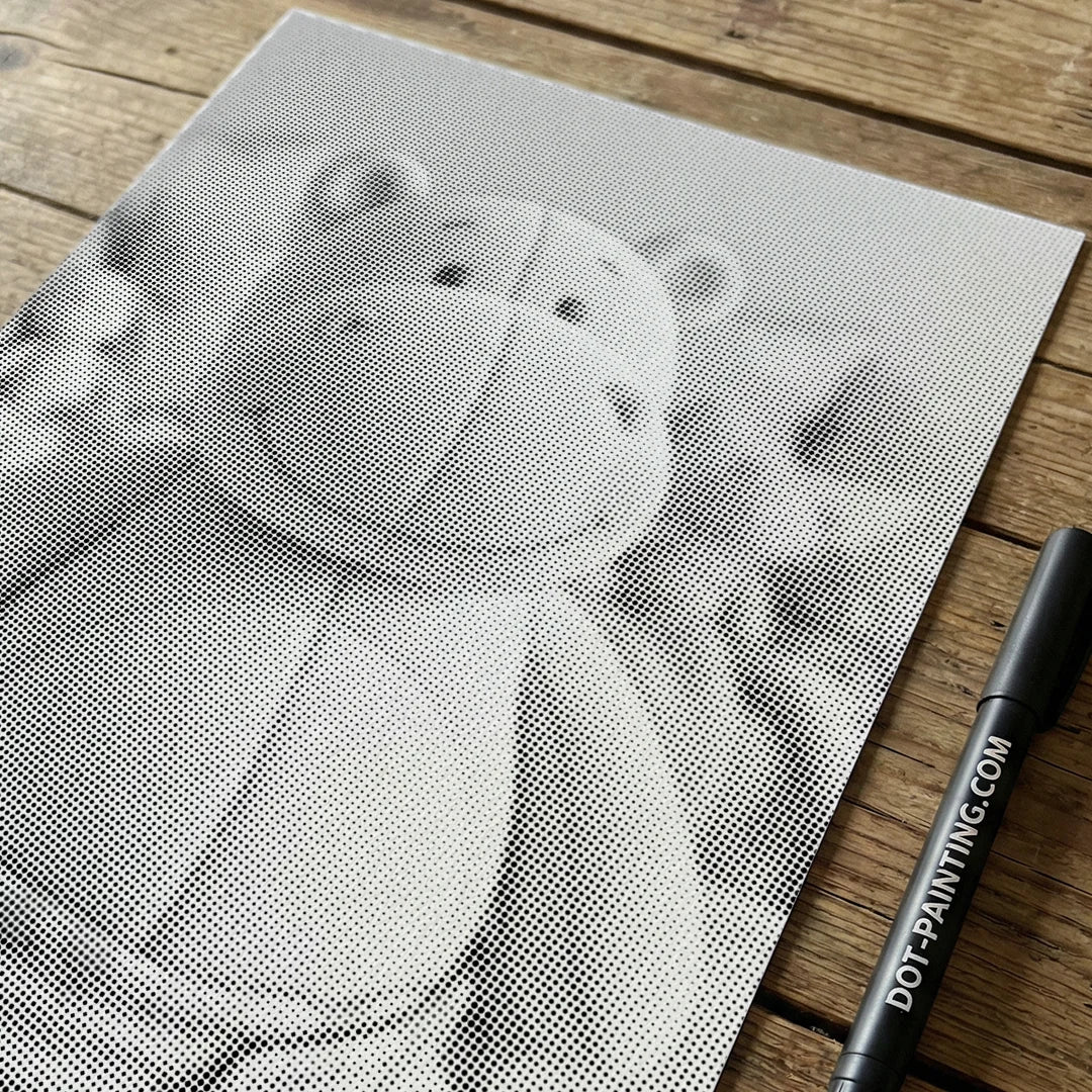 Kit dot painting Lupo