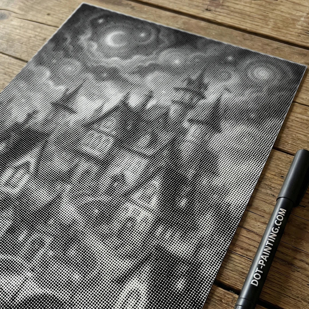 Kit dot painting Lupo