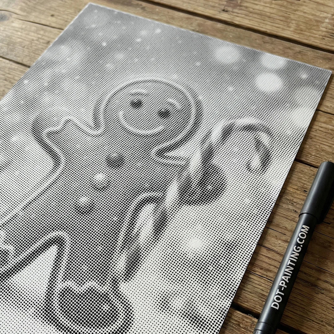 Kit dot painting Lupo