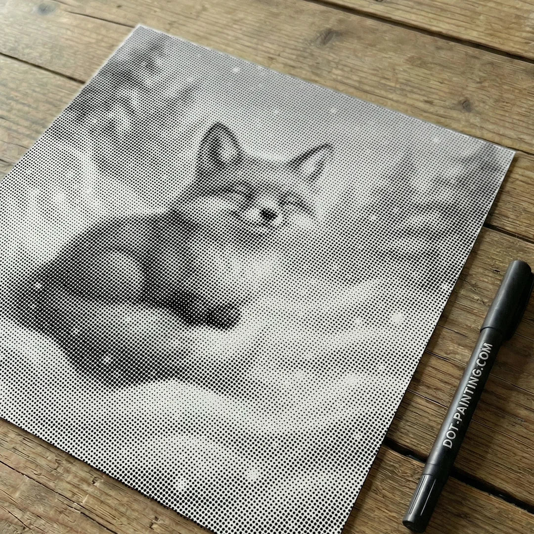 Kit dot painting Lupo