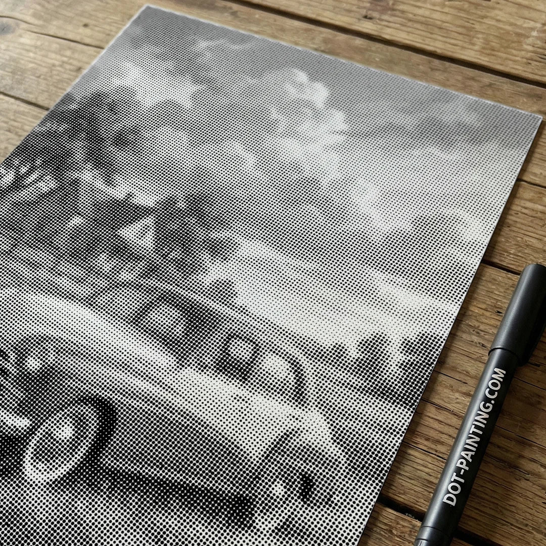 Kit dot painting Lupo