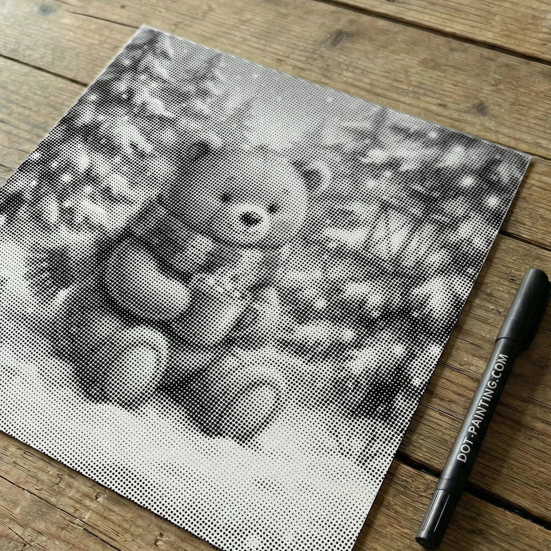 Kit dot painting Lupo