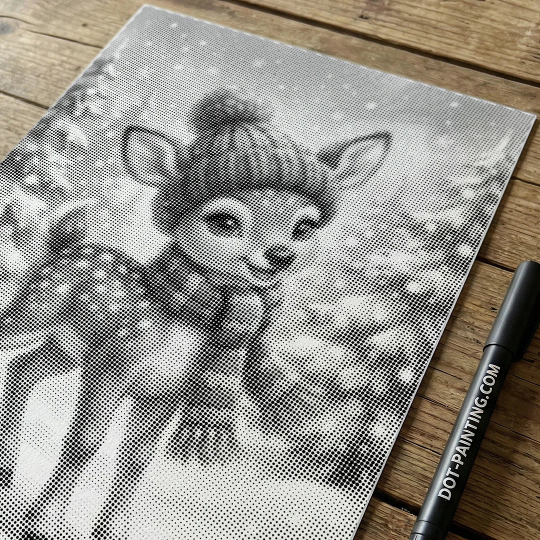 Kit dot painting Lupo