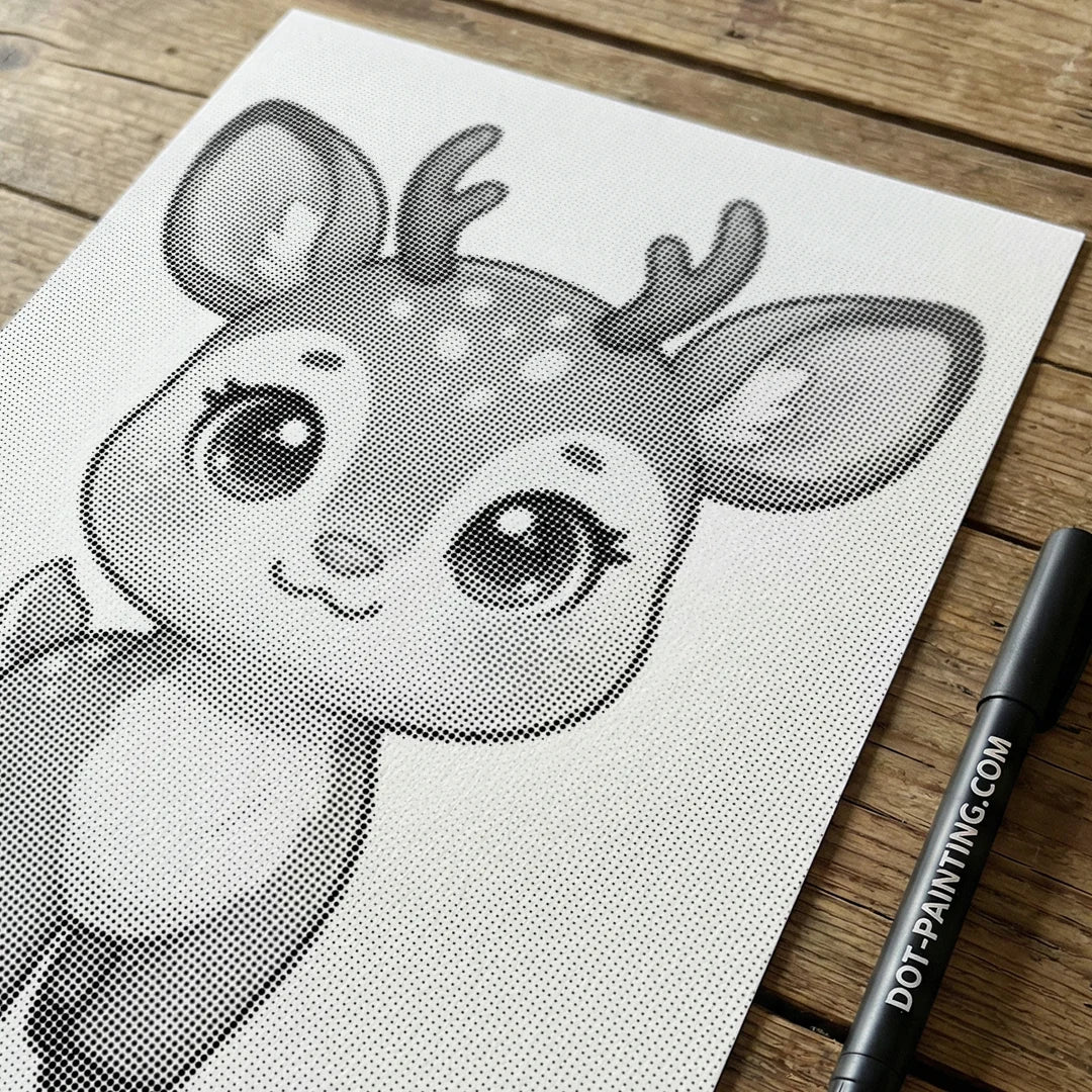 Kit dot painting Lupo