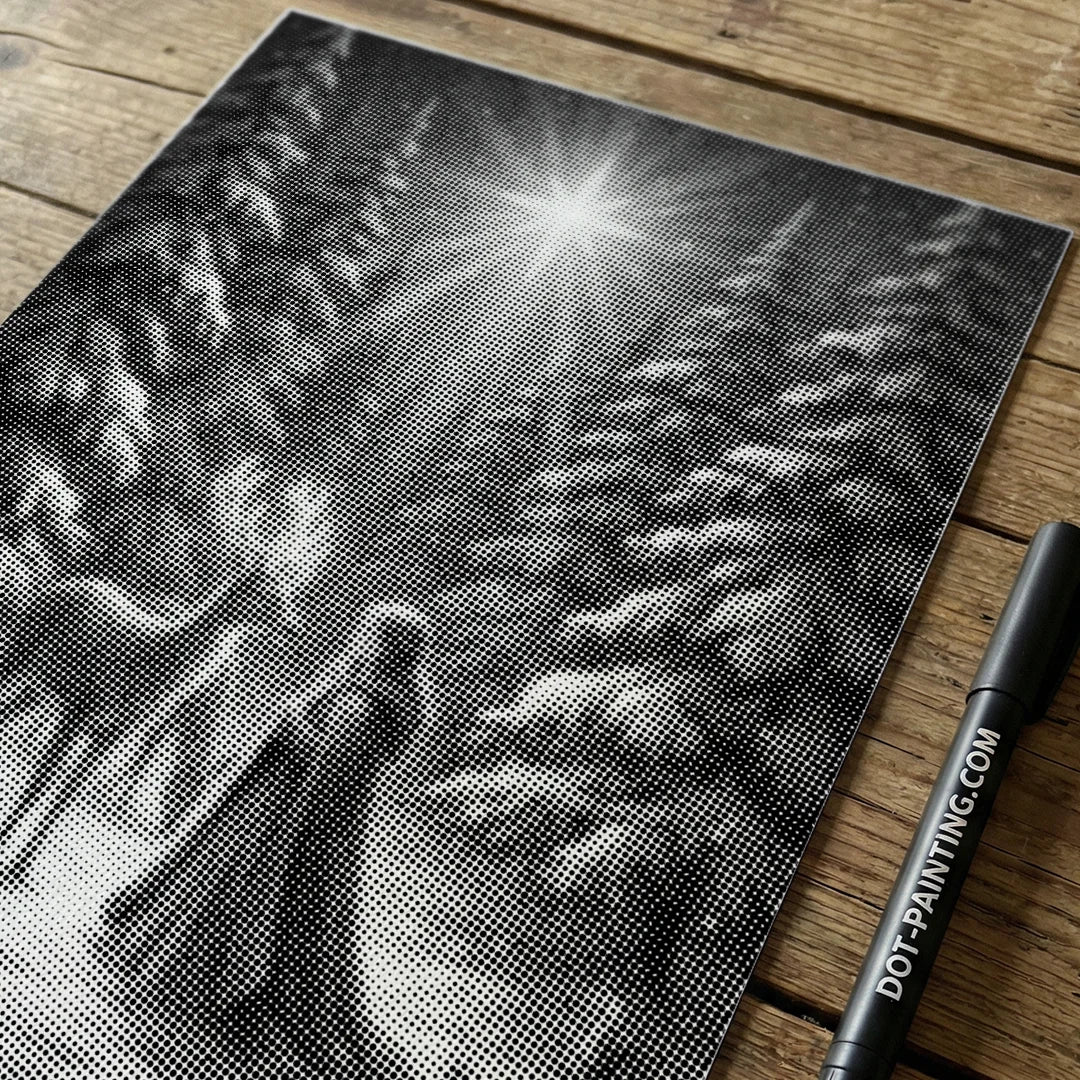 Kit dot painting Lupo