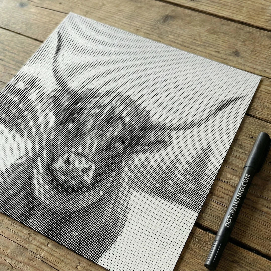 Kit dot painting Lupo