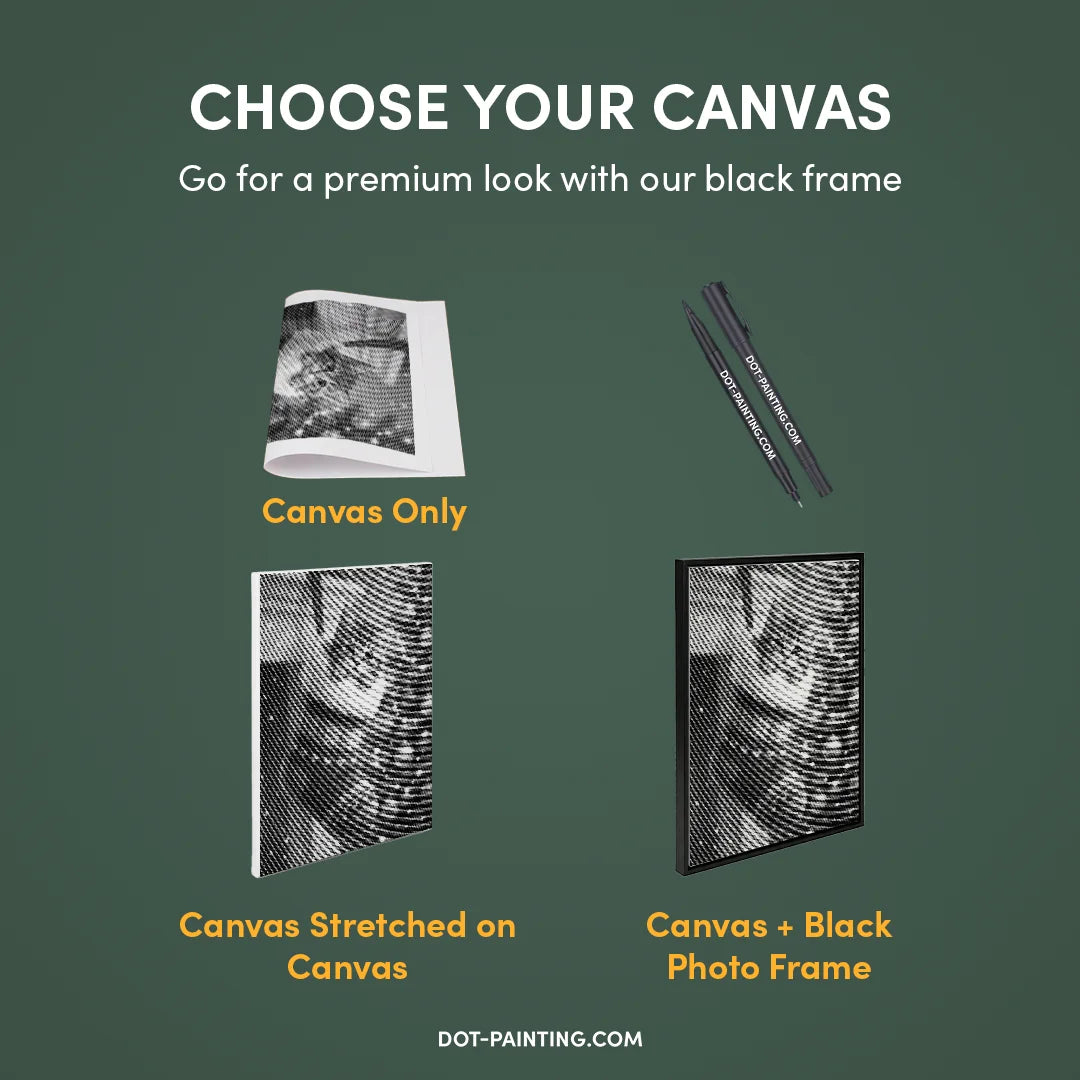 Kit dot painting Lupo