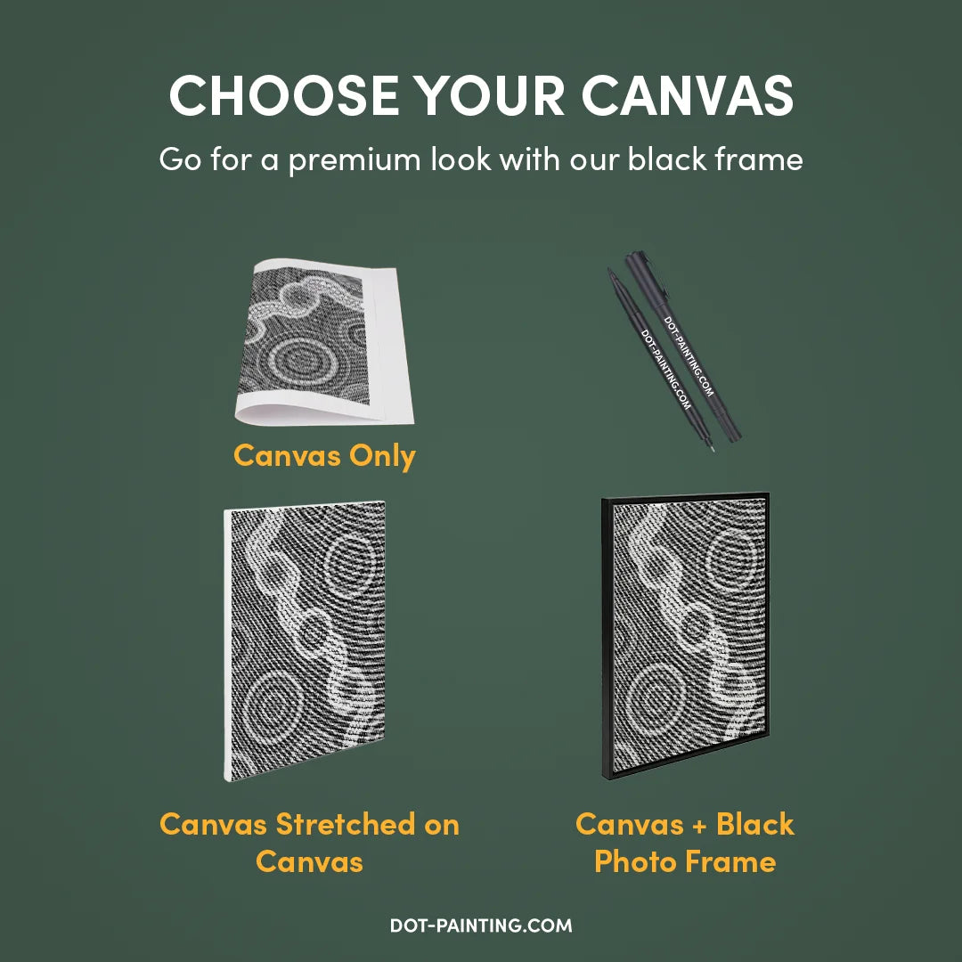 Kit dot painting Lupo