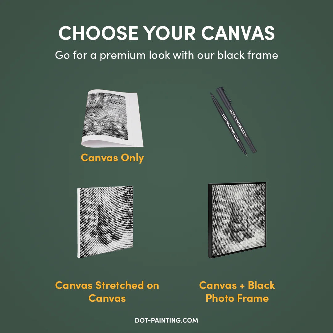 Kit dot painting Lupo