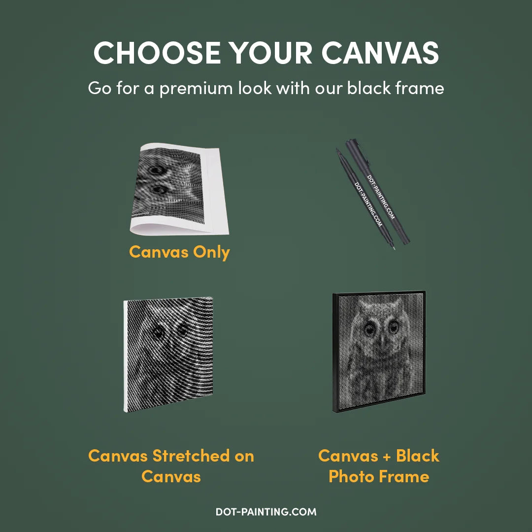 Kit dot painting Lupo