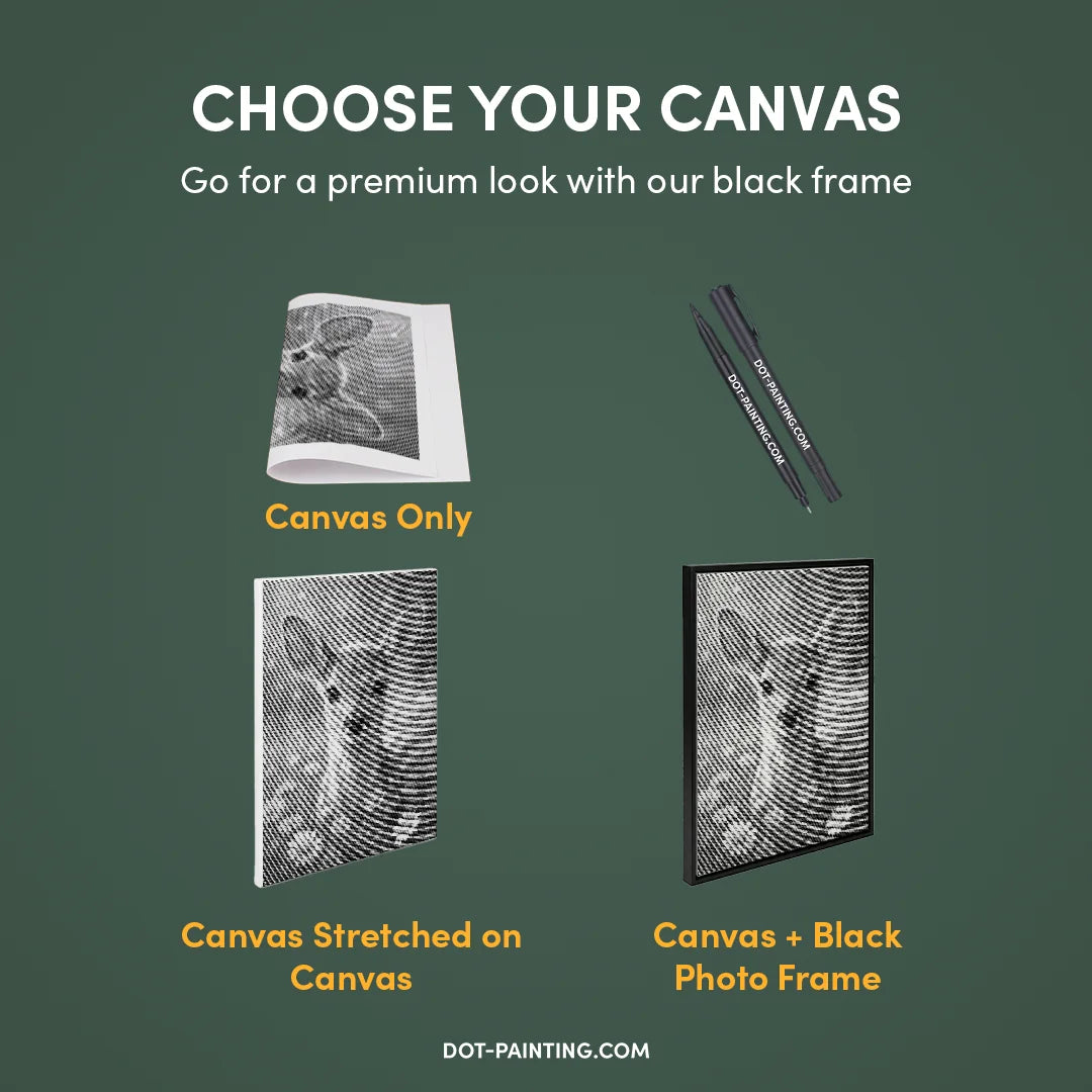 Kit dot painting Lupo