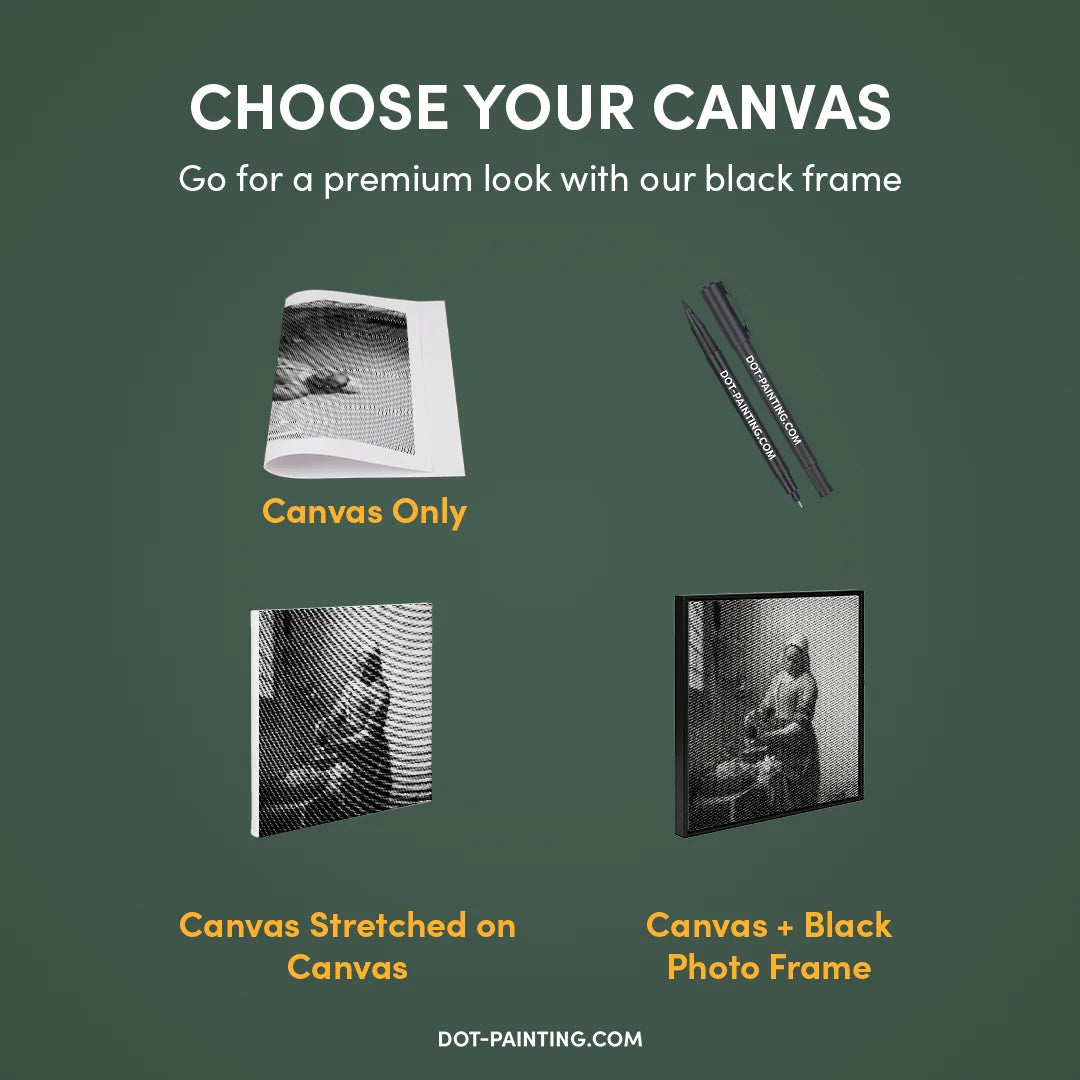 Pittura a punti Milkmaid