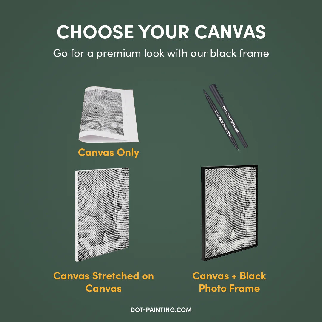 Kit dot painting Lupo