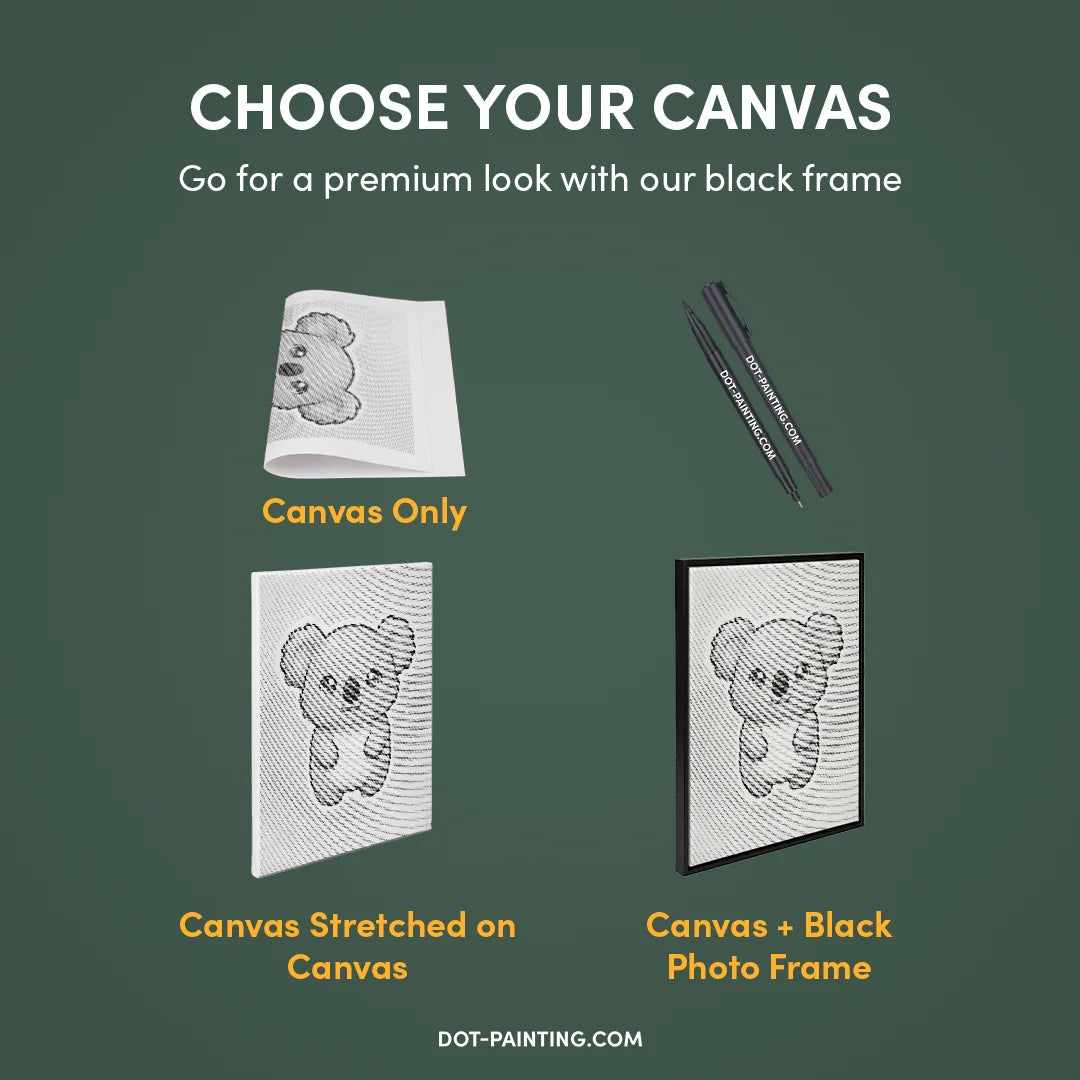 Kit dot painting Lupo