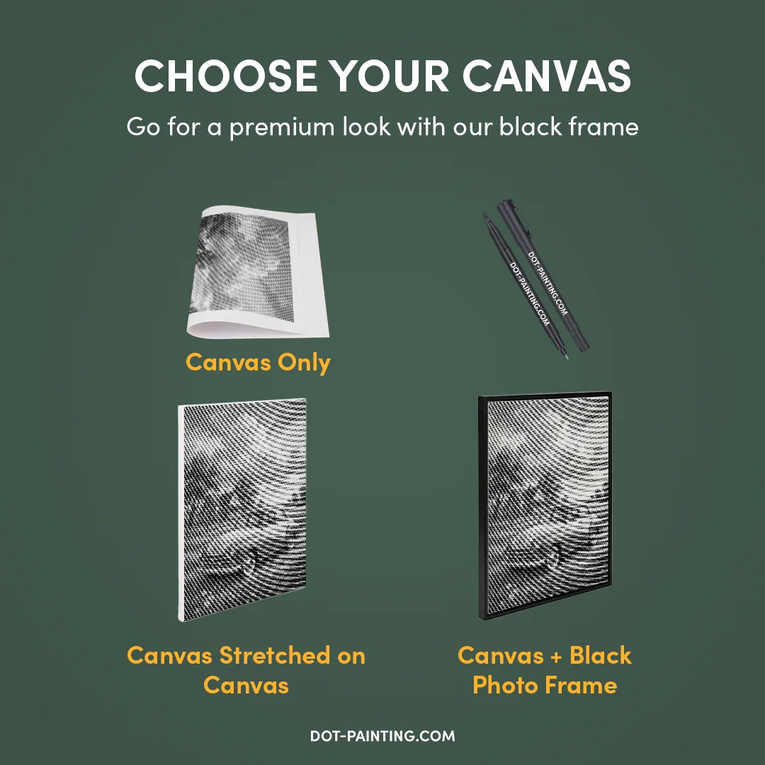 Kit dot painting Lupo