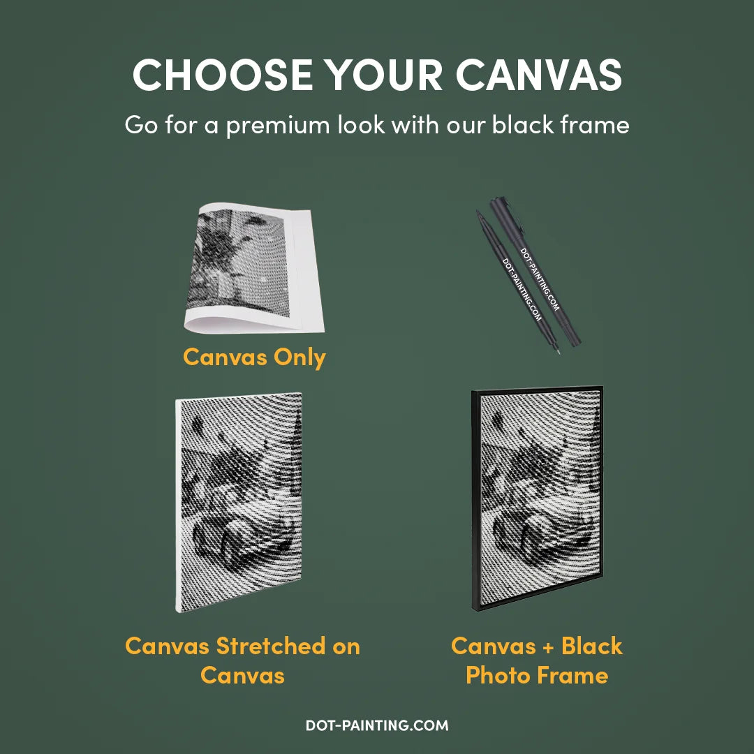 Kit dot painting Lupo