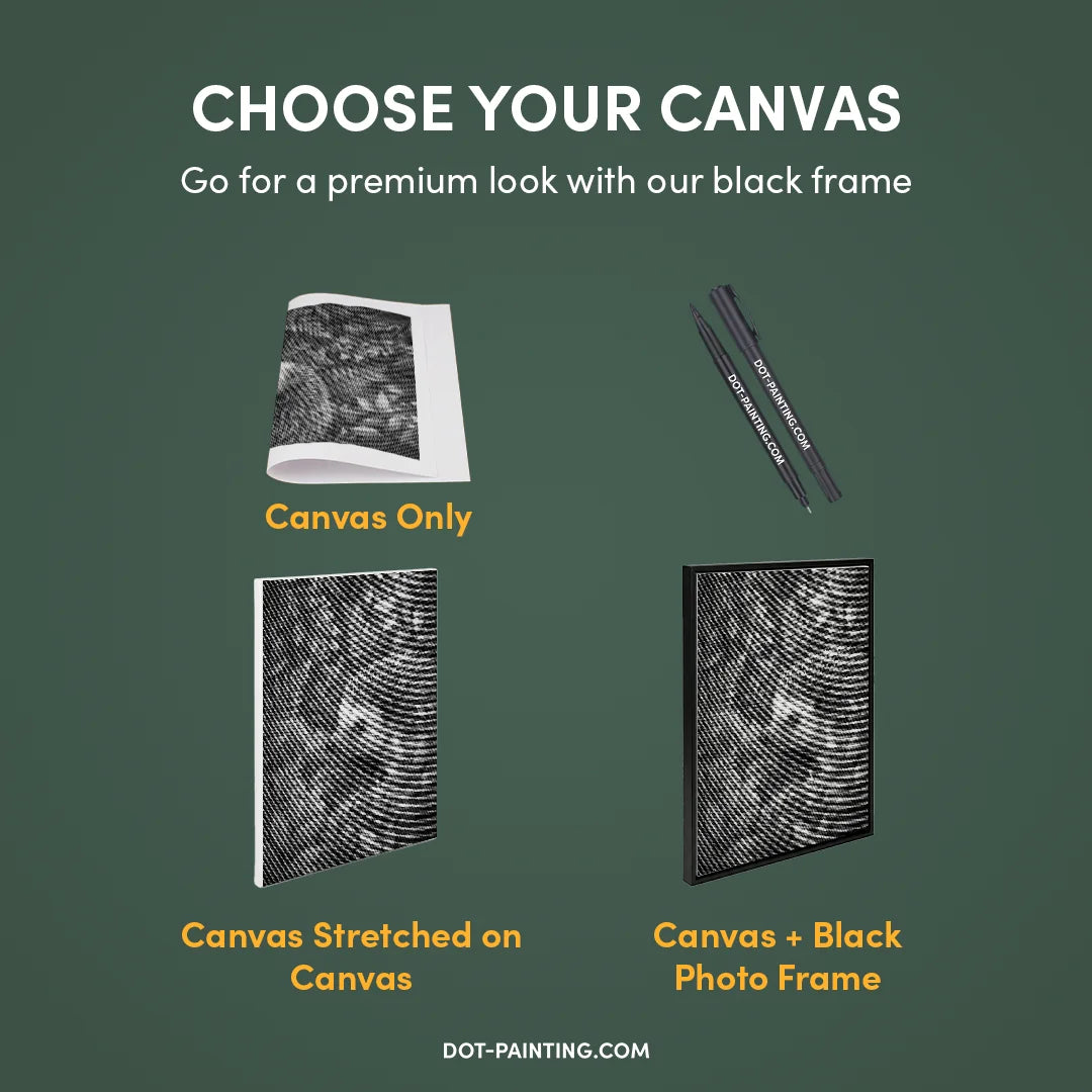 Kit dot painting Lupo