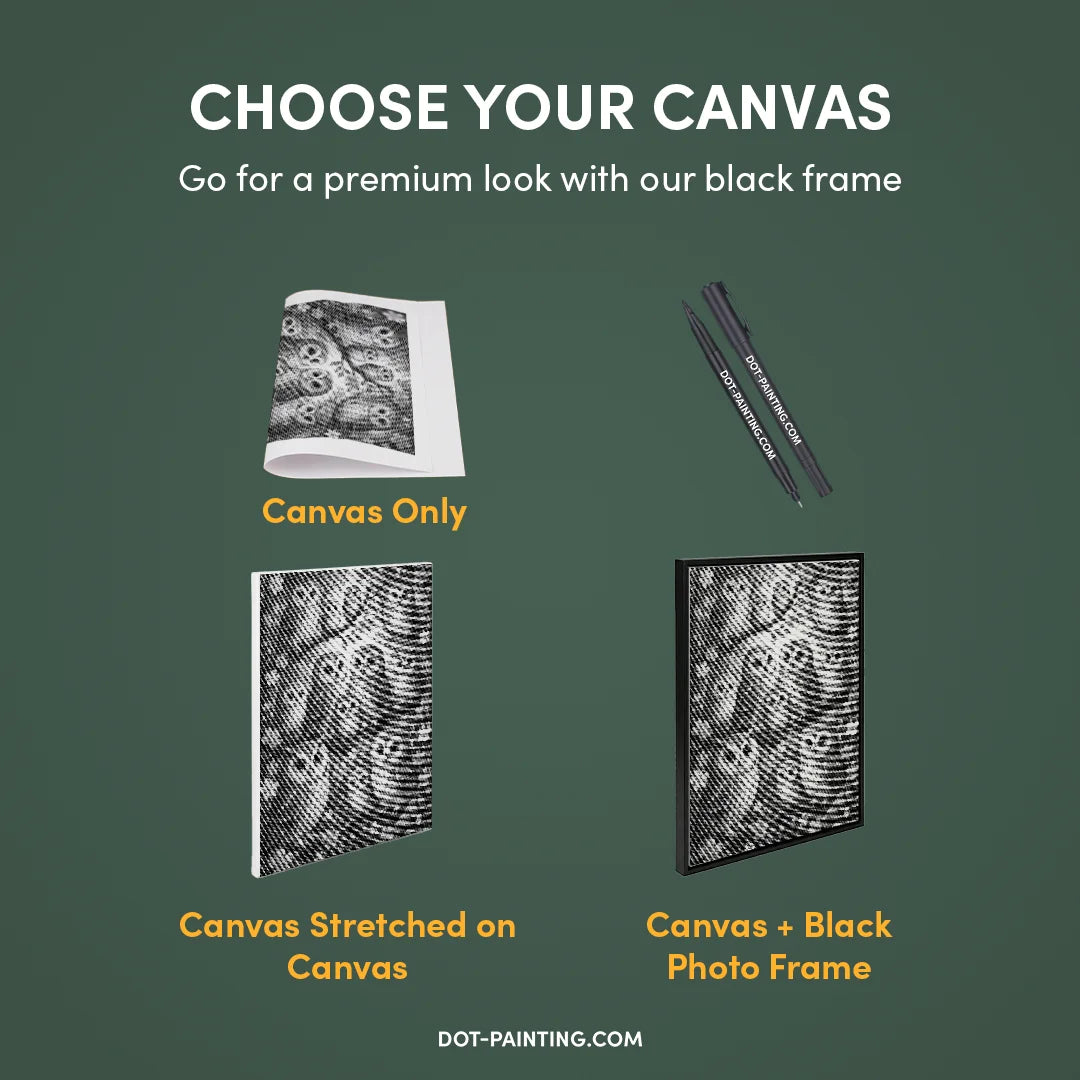 Kit dot painting Lupo