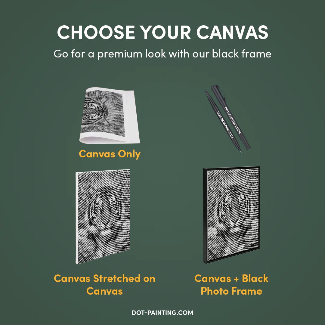 Kit dot painting Lupo