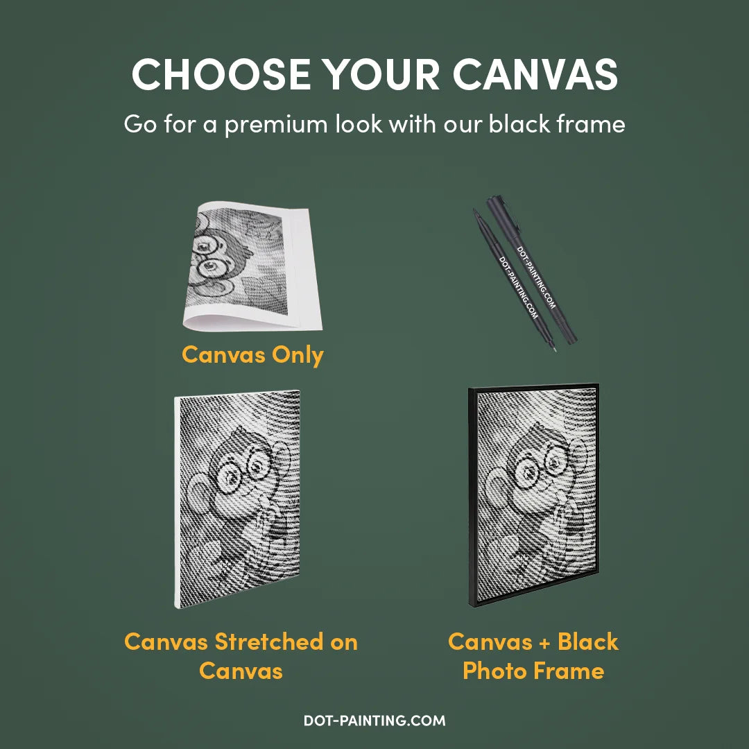 Kit dot painting Lupo