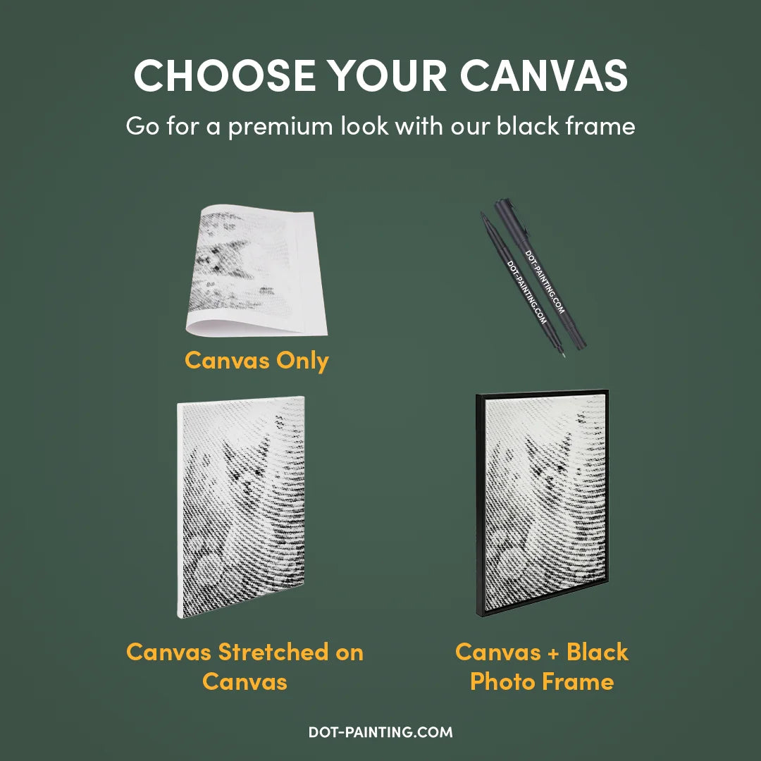 Kit dot painting Lupo