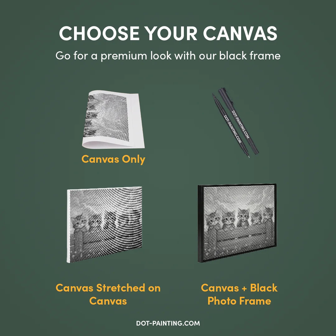 Kit dot painting Lupo