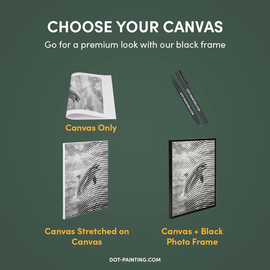 Kit dot painting Lupo