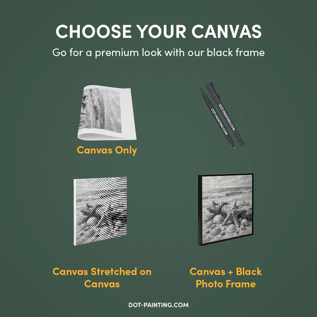 Conchiglie sulla spiaggia Dot Painting