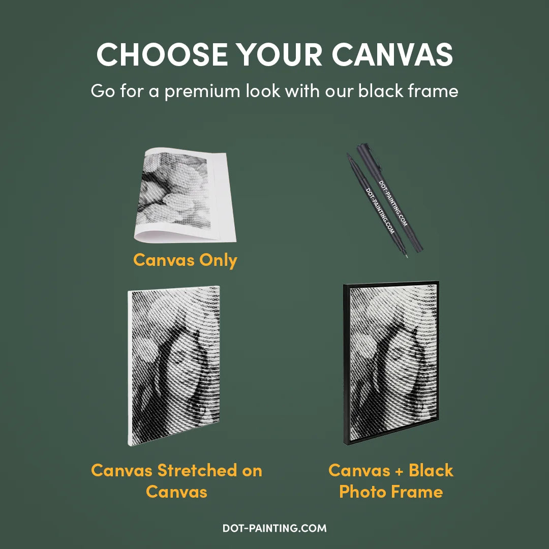 Kit dot painting Lupo