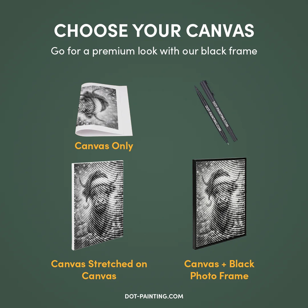 Kit dot painting Lupo