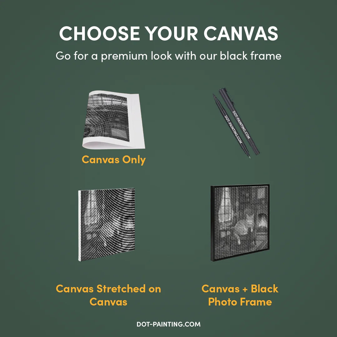 Kit dot painting Lupo