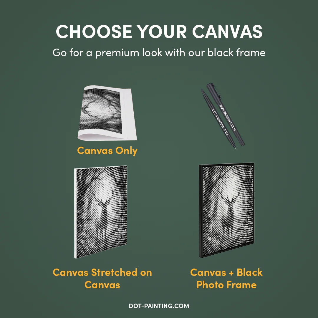 Kit dot painting Lupo