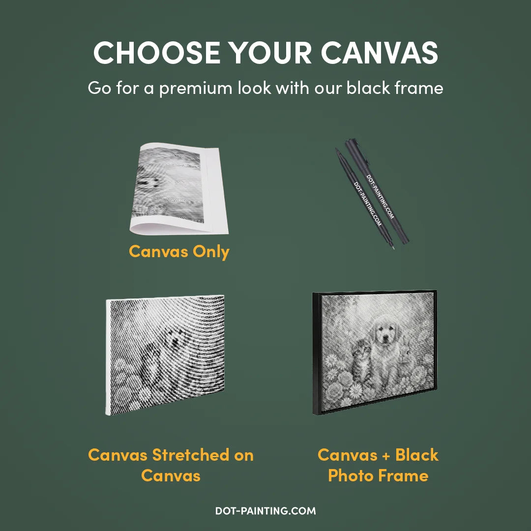 Kit dot painting Lupo