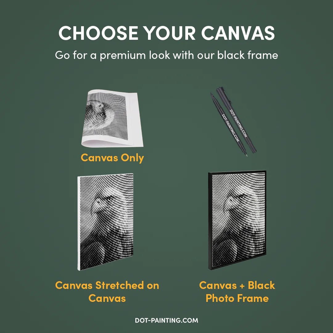 Kit dot painting Lupo