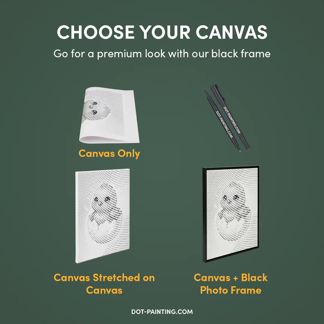 Kit dot painting Lupo