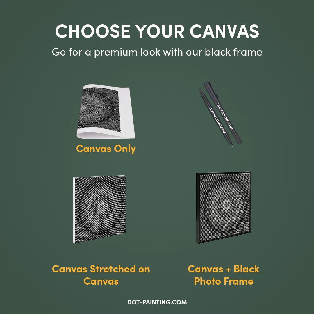 Kit dot painting Lupo