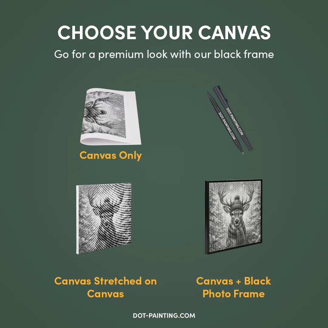 Kit dot painting Lupo