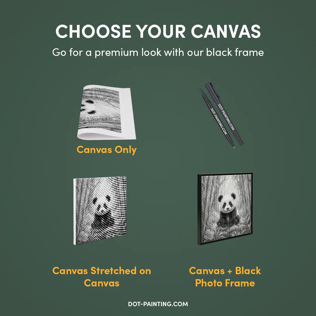 Kit dot painting Lupo