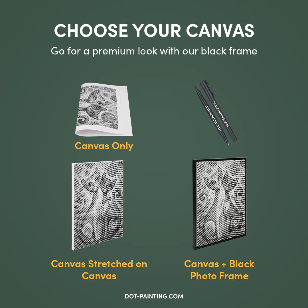 Kit dot painting Lupo