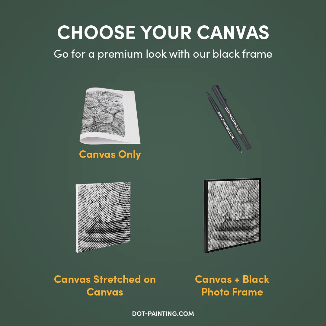 Kit dot painting Lupo