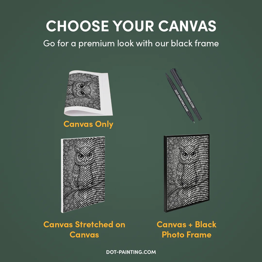 Kit dot painting Lupo