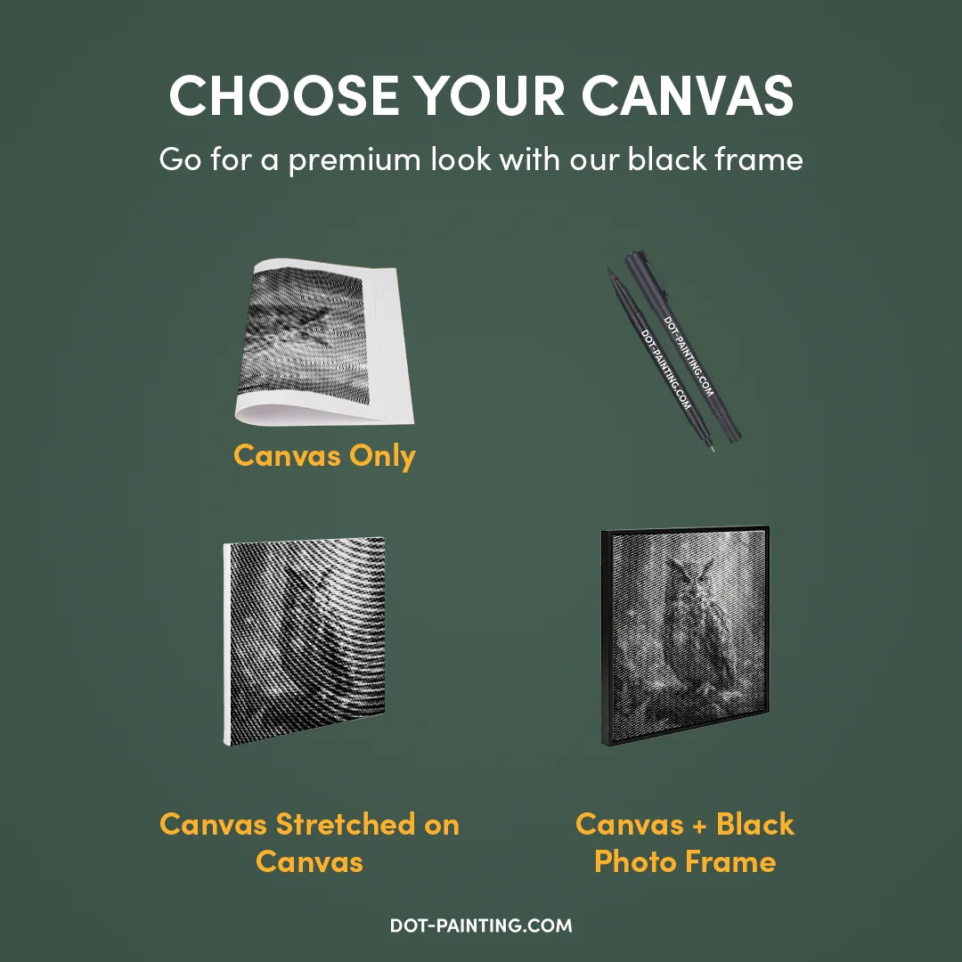 Kit dot painting Lupo