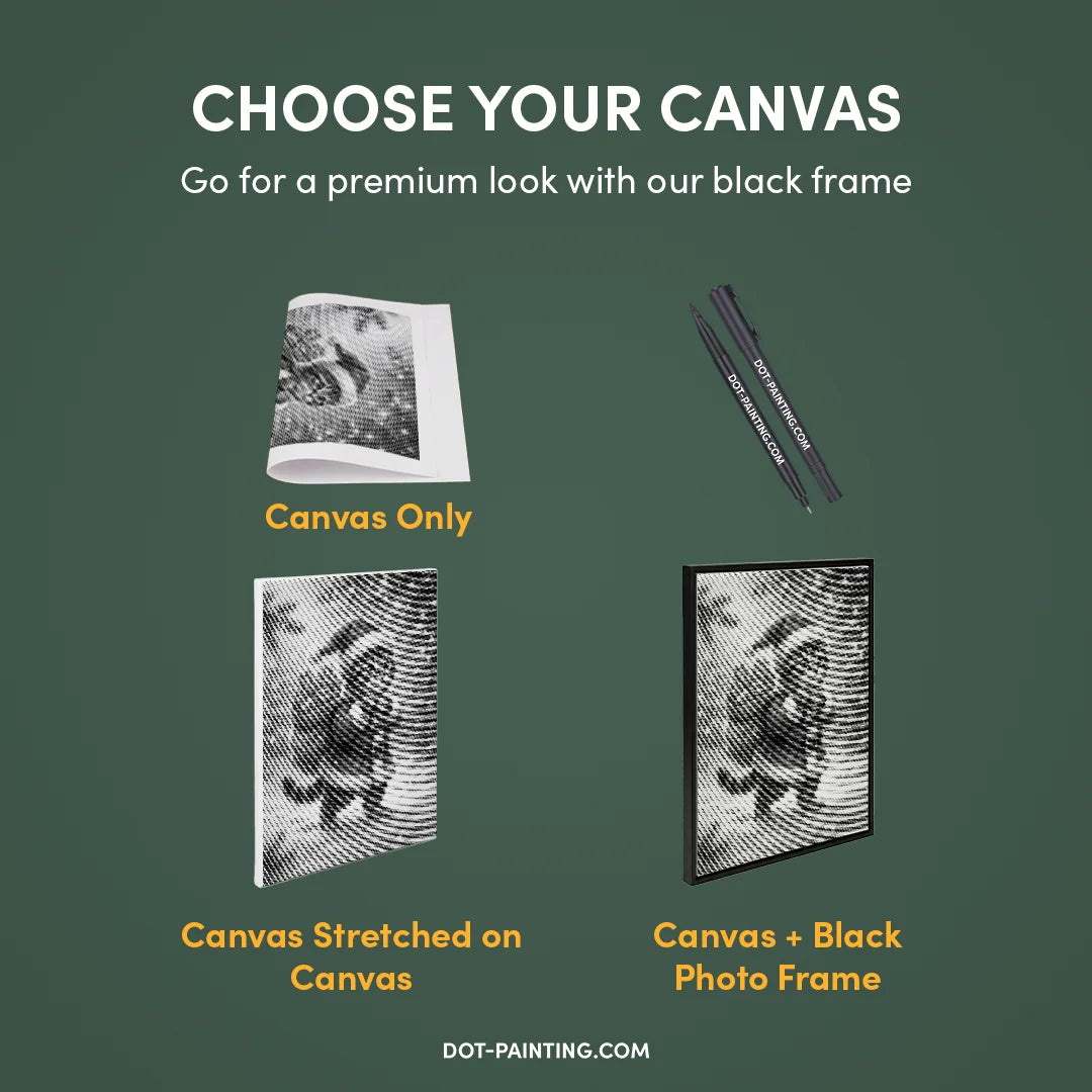 Kit dot painting Lupo